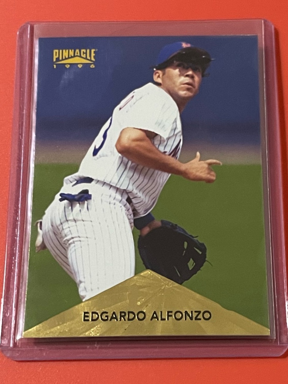 Edgardo Alfonzo #239 1996 Pinnacle Baseball Trading Card